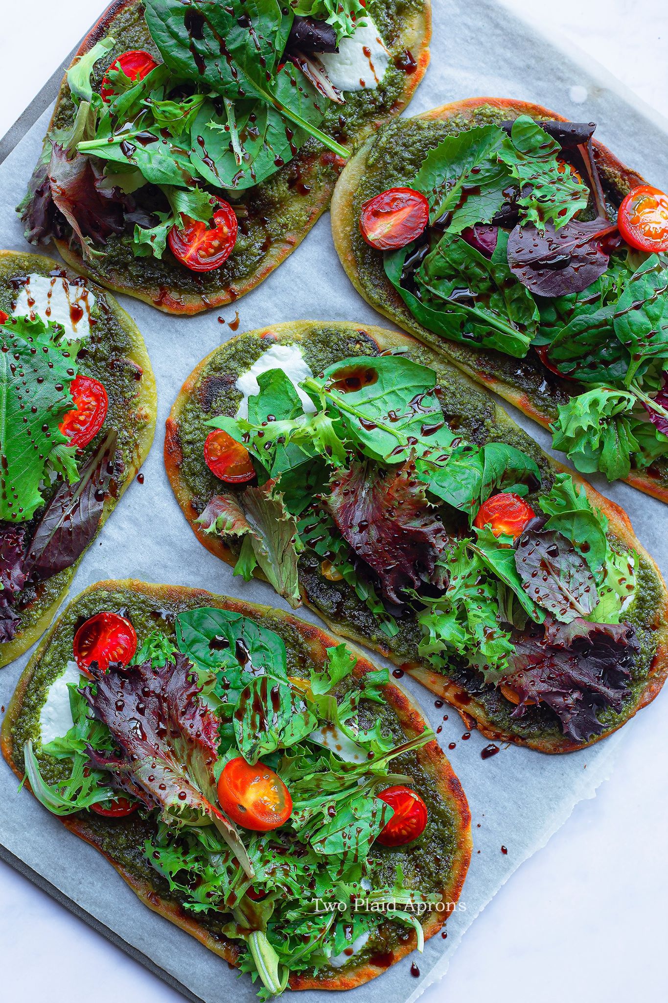Spinach Pesto Flatbread