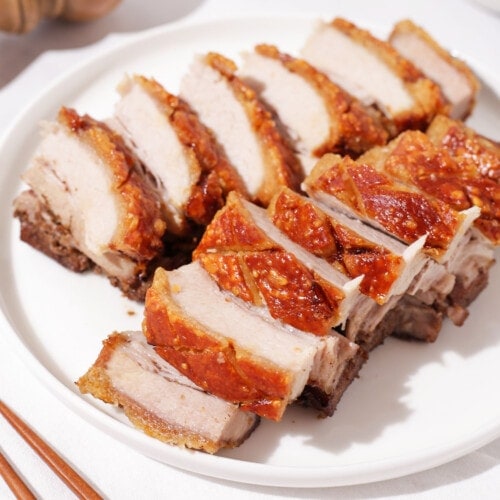 Crispy Pork Belly (Air Fryer) | Two Plaid Aprons