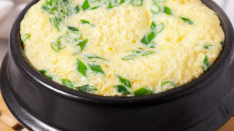Korean Volcano Steamed Egg (Gyeran Jjim) | Two Plaid Aprons