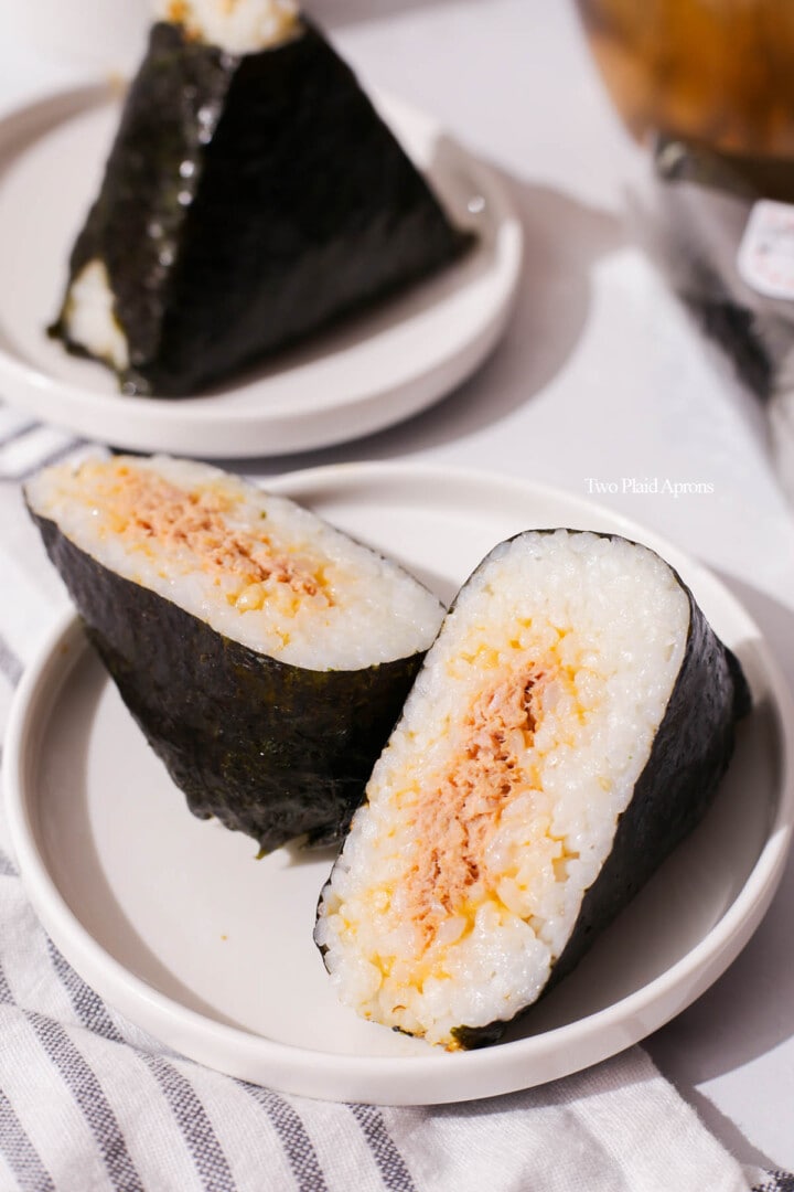 Spicy Tuna Onigiri | Two Plaid Aprons