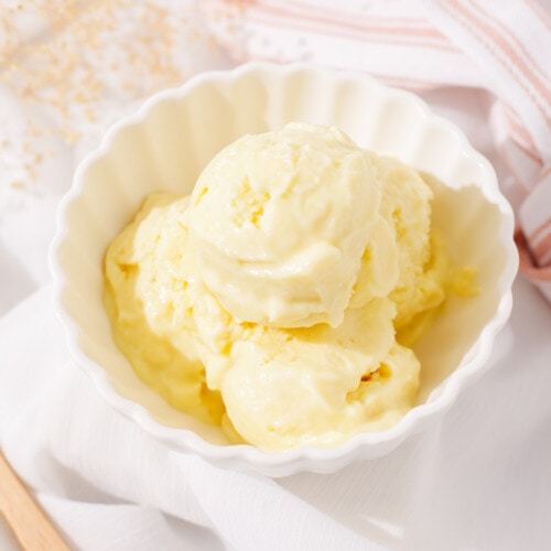 Durian Ice Cream (No Churn!) | Two Plaid Aprons