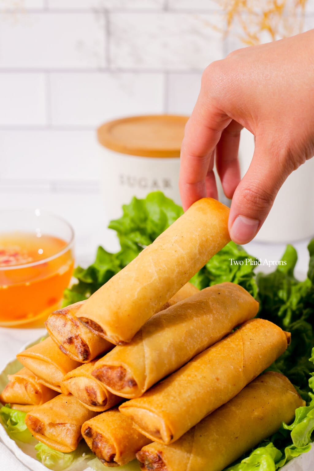 Vietnamese Egg Roll (Chả Giò) Two Plaid Aprons