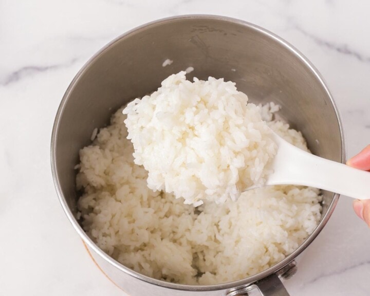 White Rice In Rice Cooker How to cook white rice | Two Plaid Aprons