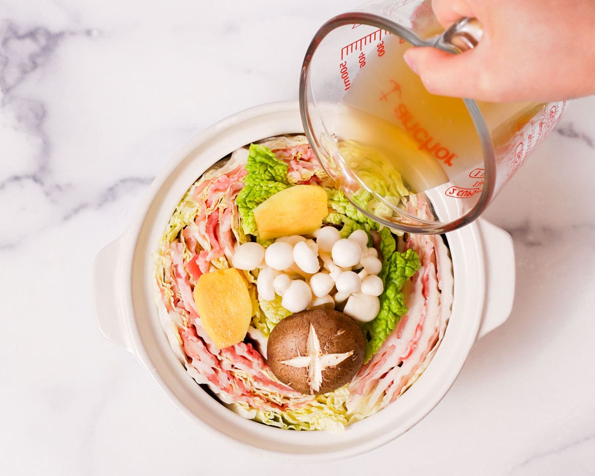 Japanese Hot Pot (Mille-Feuille Nabe) — cooking off the cuff