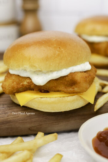 Homemade Fileo Fish Filet-O-Fish (Copycat Recipe) | Two Plaid Aprons